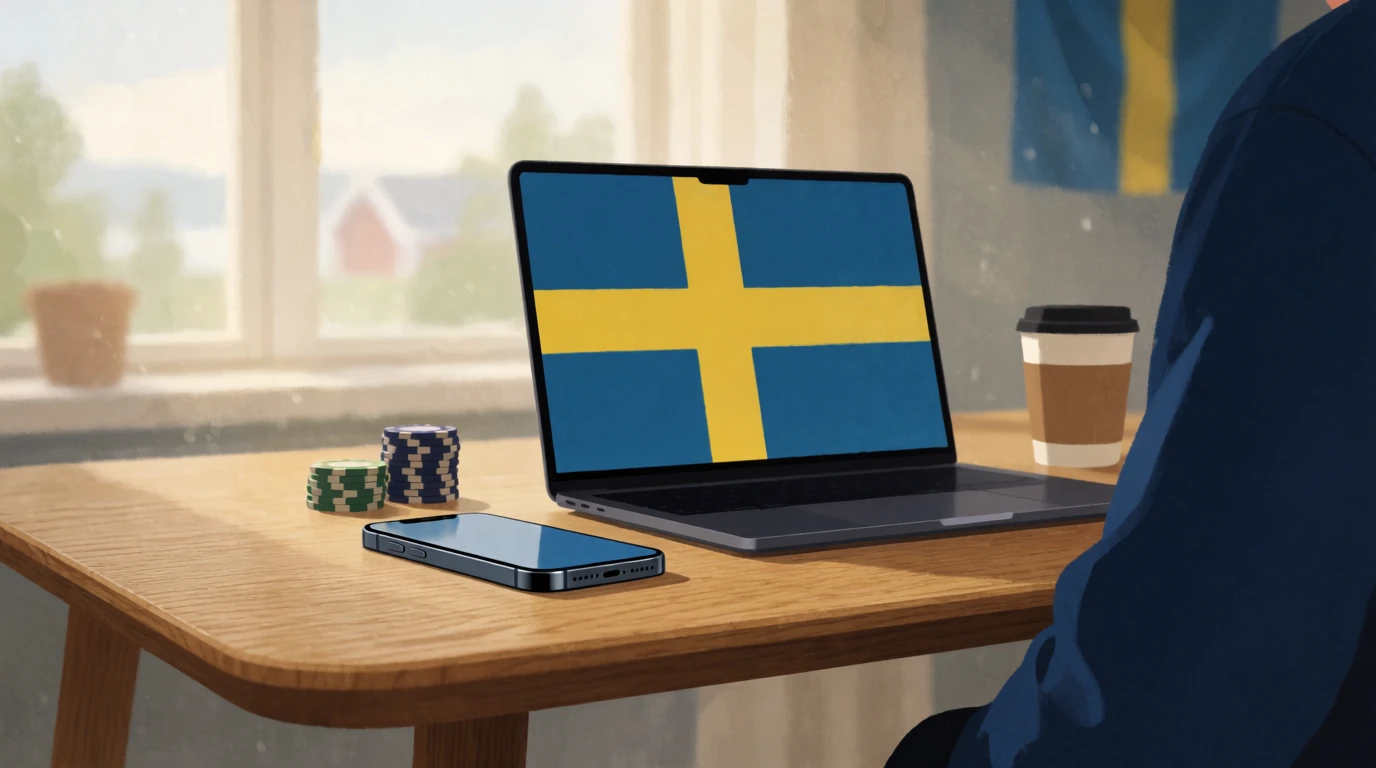 Modern arbetsbord med Skrift